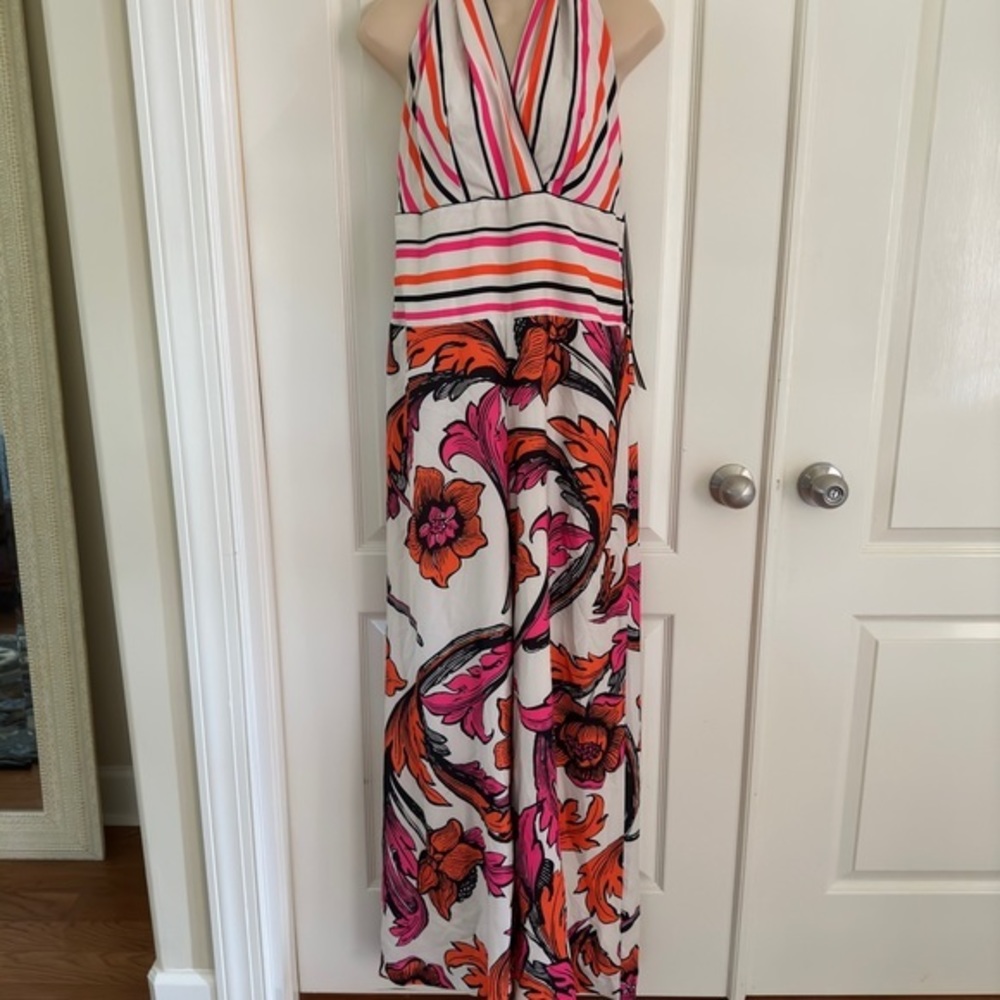 NWT Mianotte‎ halter jumpsuit - Picture 7 of 17